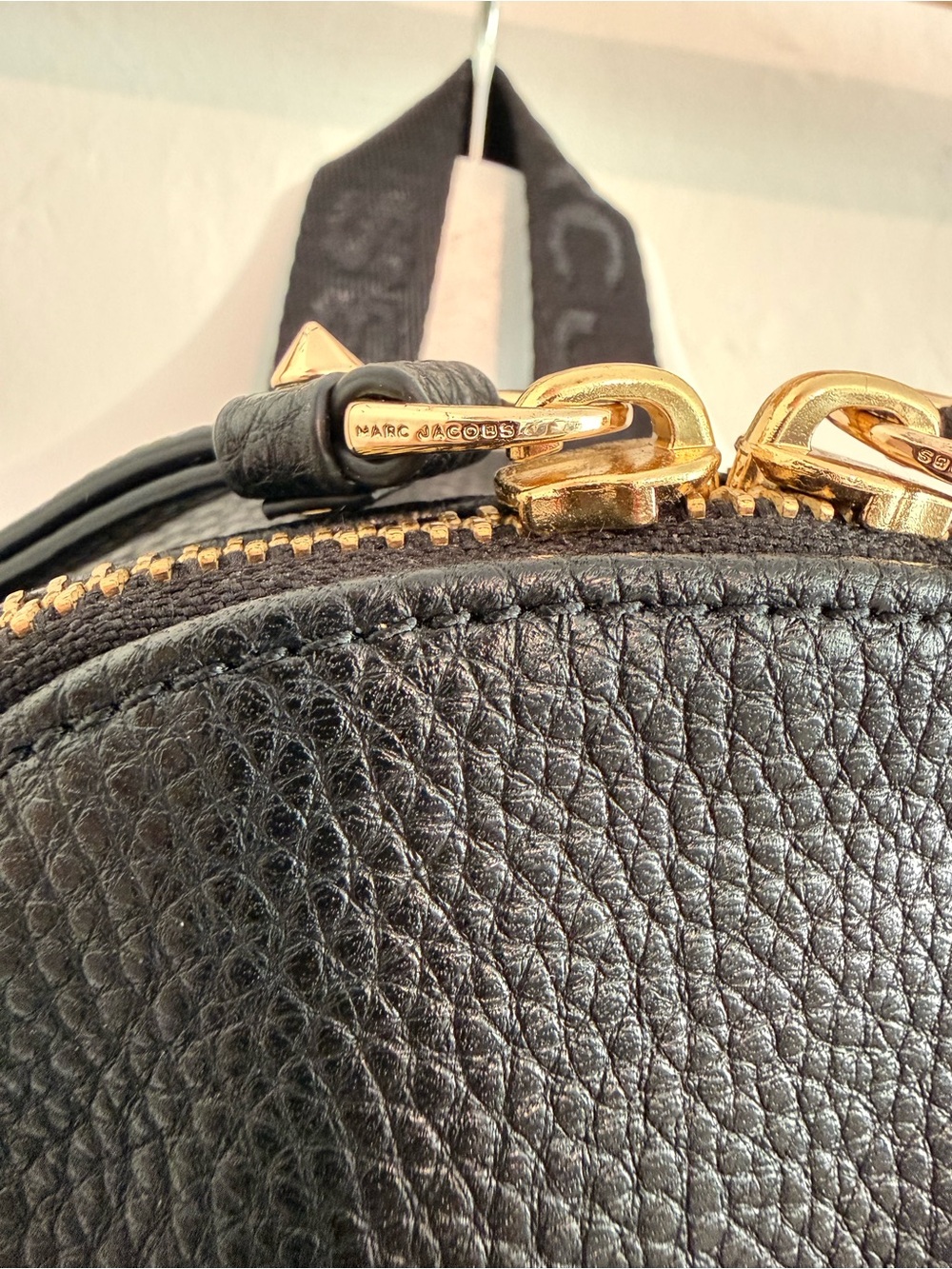 Marc Jacobs Leather Mini Backpack Bag New Black - Picture 6 of 15